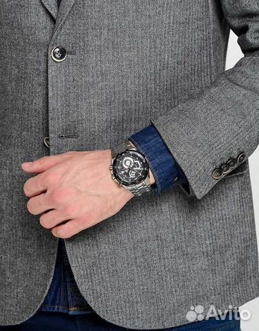Новые крупные мужские часы casio EFR-539D-1A