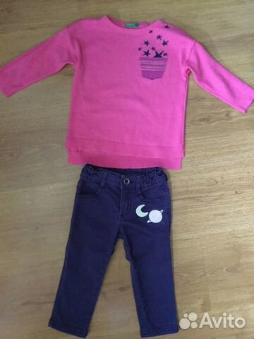 Джинсы, комплект Petit Bateau,Benetton 80/86см Джинсы, комплект Petit Bateau,Benetton 80/86см