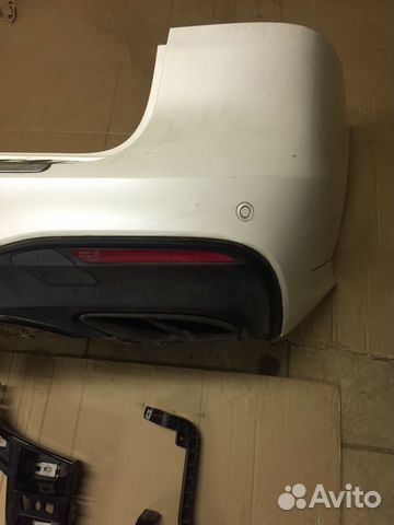Задний бампер в сборе Mercedes W166 ML GLE 63 AMG Задний бампер в сборе Mercedes W166 ML GLE 63 AMG