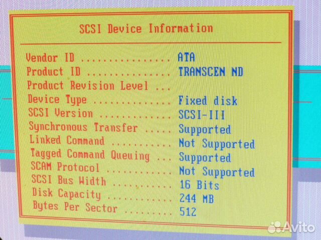 Scsi CF compact flash adapter converter