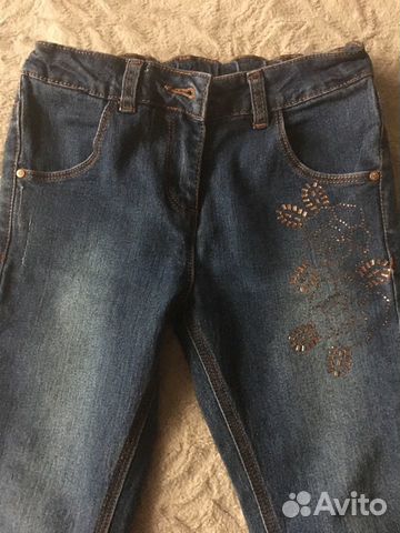Джинсы на девочку, рост 116-122 см Джинсы на девочку, рост 116-122 см