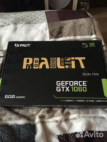 Palit GeForce GTX 1060 6GB dual FAN Palit GeForce GTX 1060 6GB dual FAN