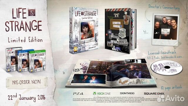 Xbox ONE Life is Strange Limited Edition 4K. новые
