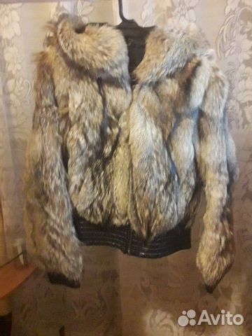 Куртка из натурального меха волка