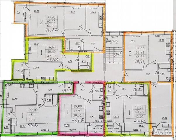 1-к квартира, 42 м², 5/5 эт.