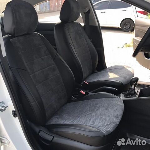 Чехлы на Kia Rio 4 Велюр Чехлы на Kia Rio 4 Велюр