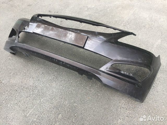 Бампер передний Hyundai Solaris 2015 коричневый