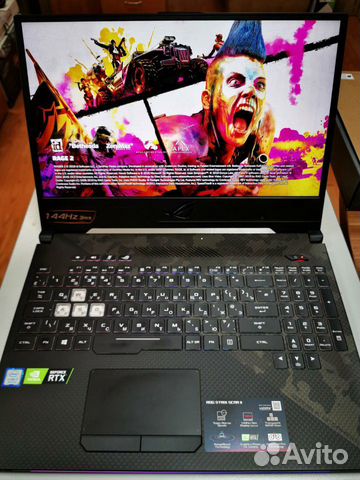 Ноутбук asus ROG Strix scar II GL504GW Ноутбук asus ROG Strix scar II GL504GW