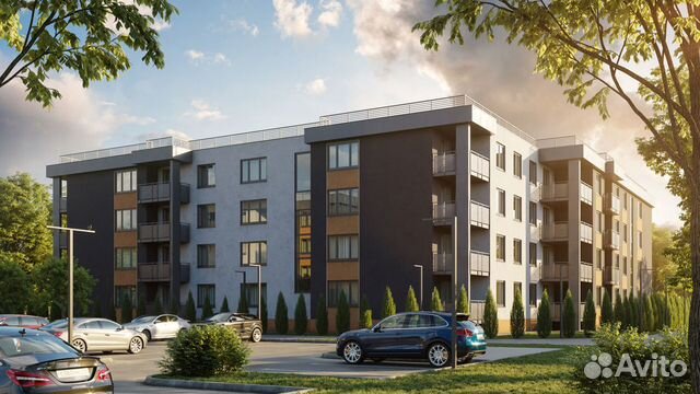 1-к квартира, 42.6 м², 1/4 эт. 1-к квартира, 42.6 м², 1/4 эт.