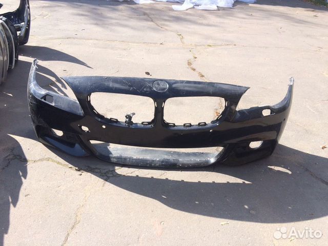 Бампер передний м пакет бмв ф10 рест черный Бампер передний м пакет бмв ф10 рест черный