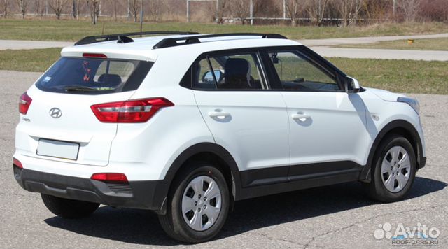 Рейлинги (новые) для Hyundai Creta (2016- )