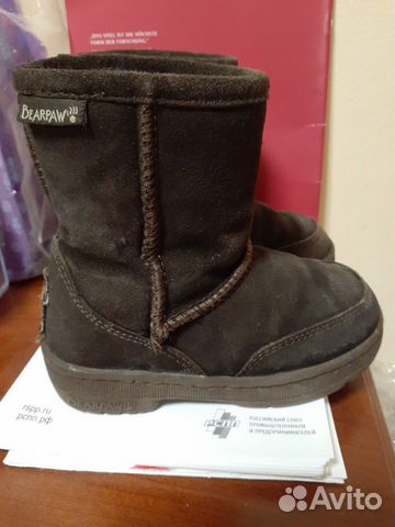 Угги bearpaw унисекс 22 размер