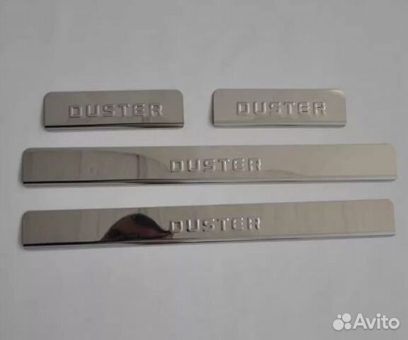 Накладки на пороги Renault Duster Накладки на пороги Renault Duster