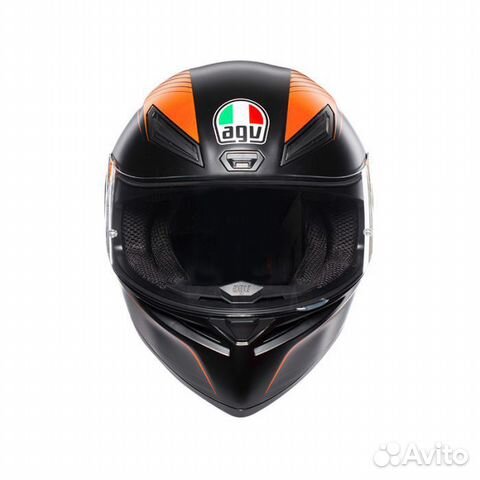 Шлем AGV K1 warmup matt black/orange Шлем AGV K1 warmup matt black/orange