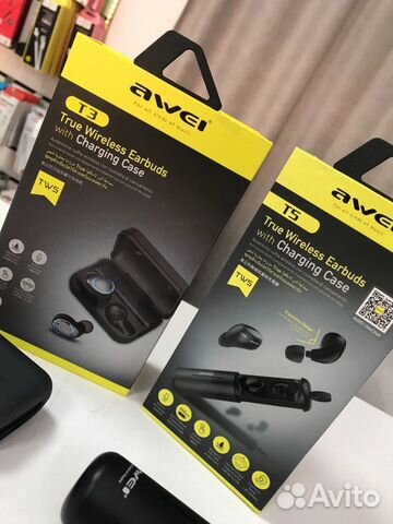 Беспроводные наушники awei T5; T3 Беспроводные наушники awei T5; T3