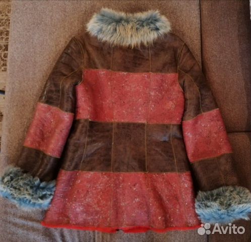 Дубленка натуральная женская, размер S, XS Дубленка натуральная женская, размер S, XS
