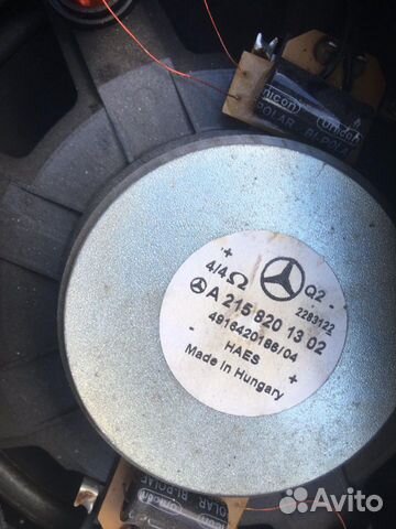 Сабвуфер Mercedes Сабвуфер Mercedes