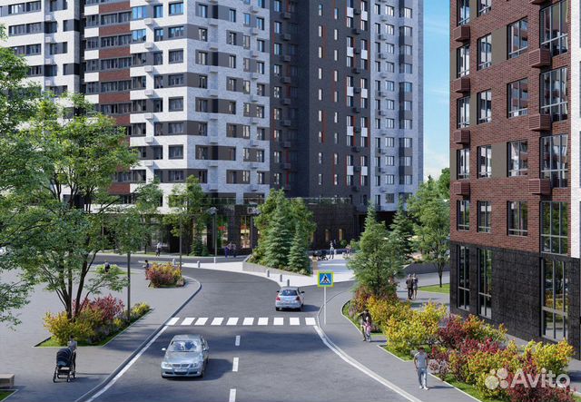 2-к квартира, 61.2 м², 2/22 эт. 2-к квартира, 61.2 м², 2/22 эт.