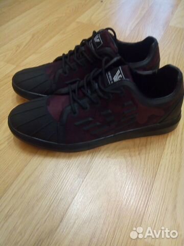 Кроссовки Emporio Armani текстильные Кроссовки Emporio Armani текстильные