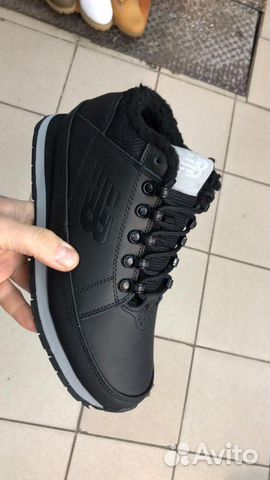 Зимние кроссовки NB 754 кожа белые с мехом Зимние кроссовки NB 754 кожа белые с мехом
