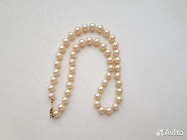 Винтажное колье ожерелье бусы из жемчуга Винтажное колье ожерелье бусы из жемчуга