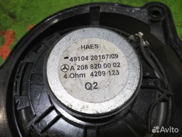 Динамик Mercedes Clk-Class W208 112.940 3.2L 2000 Динамик Mercedes Clk-Class W208 112.940 3.2L 2000
