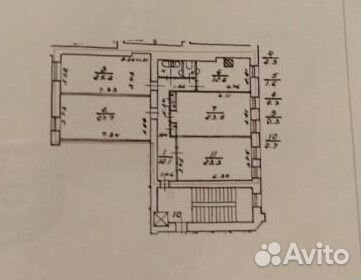 4-к квартира, 130.7 м², 6/6 эт.