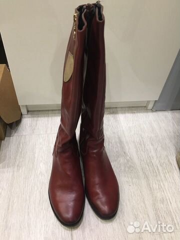 Сапоги кожаные 39 размер Италия б/у Сапоги кожаные 39 размер Италия б/у