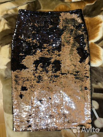 Юбка с двусторонними пайетками