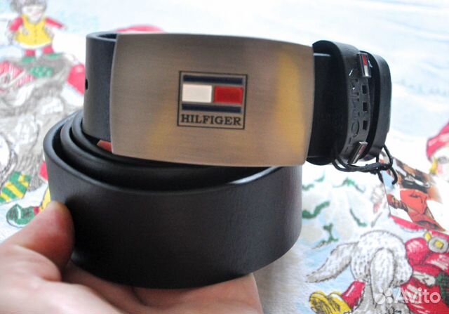 Мужской ремень / Tommy Hilfiger / новый (черный)