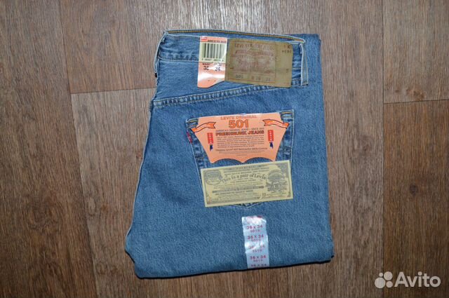 Джинсы Levis 501 W34 L34, Made in USA, 1993г купить в Санкт-Петербурге |  Личные вещи | Авито