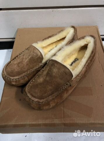 UGG мокасины, женские рыжие