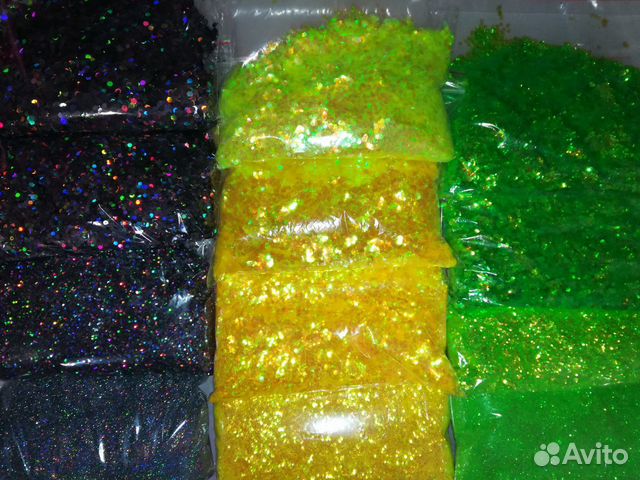 Глиттеры-блёстки, подходят для всего. Доставка по