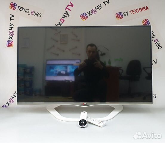 Белый Телевизор LG 43 Smart Wi-Fi Т2