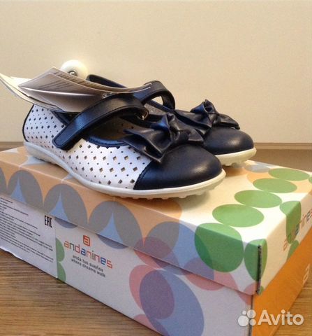Туфли новые Andanines Испания кожа 28р17,5см Туфли новые Andanines Испания кожа 28р17,5см