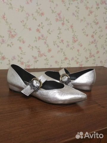 Туфли Балетки новые р. 38 нат. кожа