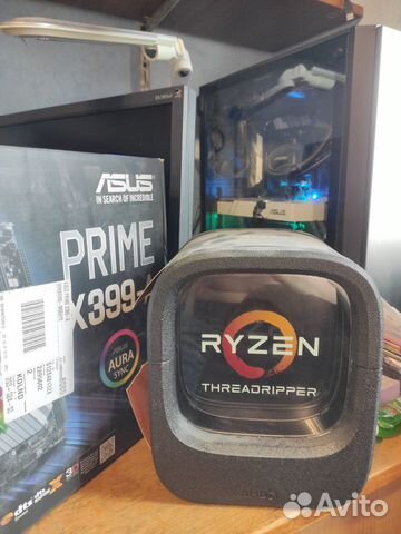 Рабочая станция AMD 1950x threadripper, x399 Рабочая станция AMD 1950x threadripper, x399