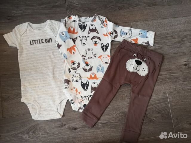 Новый комплект тройка carters 18 m
