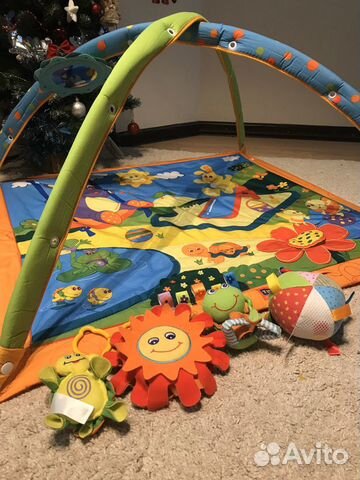 Развивающий детский коврик tiny love