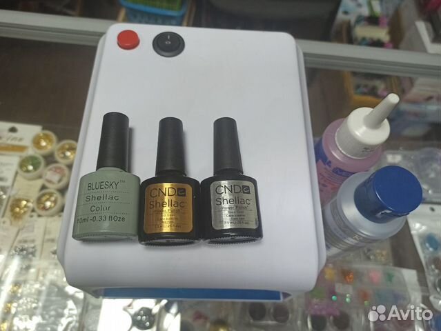 Набор для ногтей с лампой 36вт