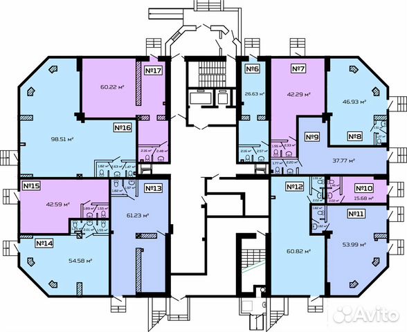 Помещение свободного назначения, 42.32 м² Помещение свободного назначения, 42.32 м²