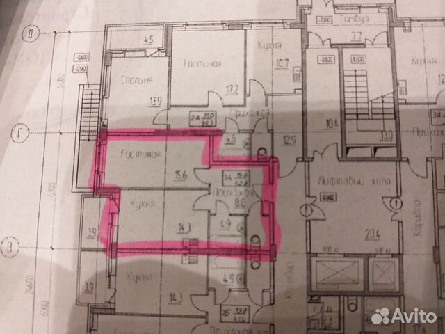 1-к квартира, 42 м², 1/17 эт.