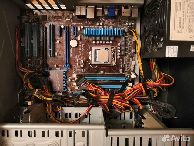 Игровой пк i5-3470 3.6, 8gb, 1050ti 4gb, 550Вт, до