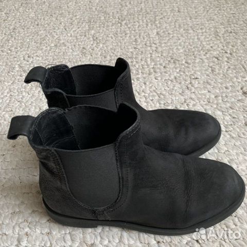 Сапожки для девочки из нубука Zara 33р Сапожки для девочки из нубука Zara 33р