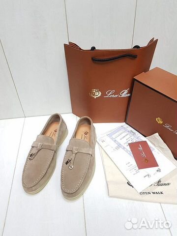 Лоферы замшевые Loro Piana Лоферы замшевые Loro Piana