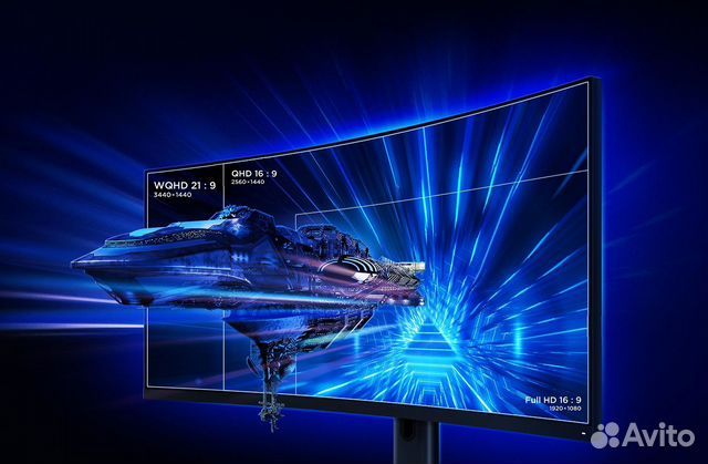 Монитор xiaomi curved display 34 black Монитор xiaomi curved display 34 black