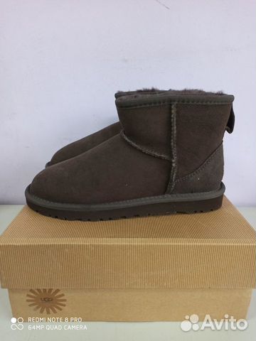 UGG Australia Угги мини шоколад замш новые