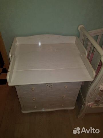 Детская кроватка Ярослава+Комод.Красная звезда Детская кроватка Ярослава+Комод.Красная звезда