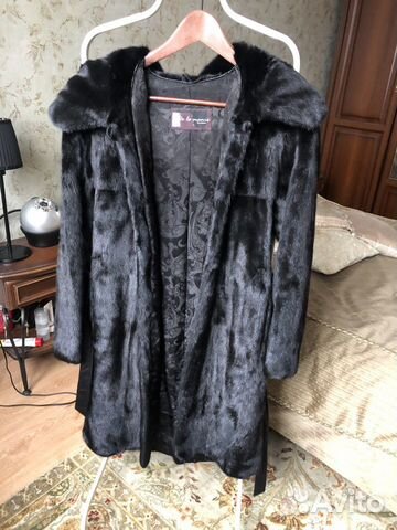 Норковая шуба black lama Норковая шуба black lama