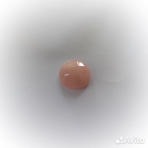 Природный розовый кварц. Шахматная огранка Природный розовый кварц. Шахматная огранка